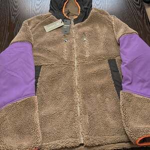 Jordan Craig Mercer Sherpa Hoodie in Mocha